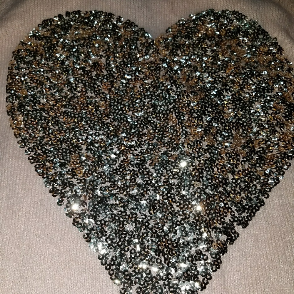 Oversized heart sweater